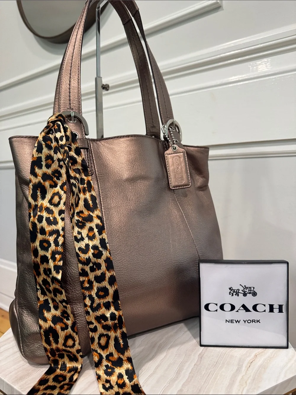 Coach | Bags | Coach Bag Vintage Soho North South Bronze Metallic 